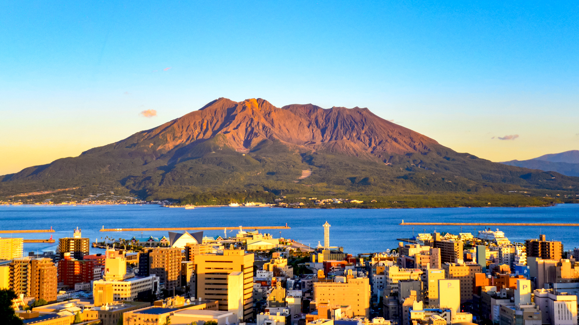 桜島夕焼け